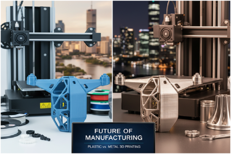 Plastic vs Metal 3D Printing: What Brisbane Businesses Prefer